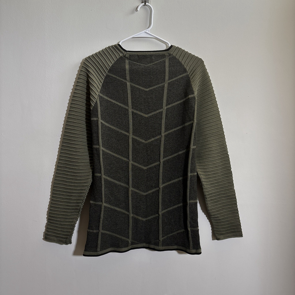 EUC MEN’S LCR BLACK EDITION SWEATER GREEN SIZE EXTRA LARGE XL GREEN BLACK TURKEY - Picture 7 of 7